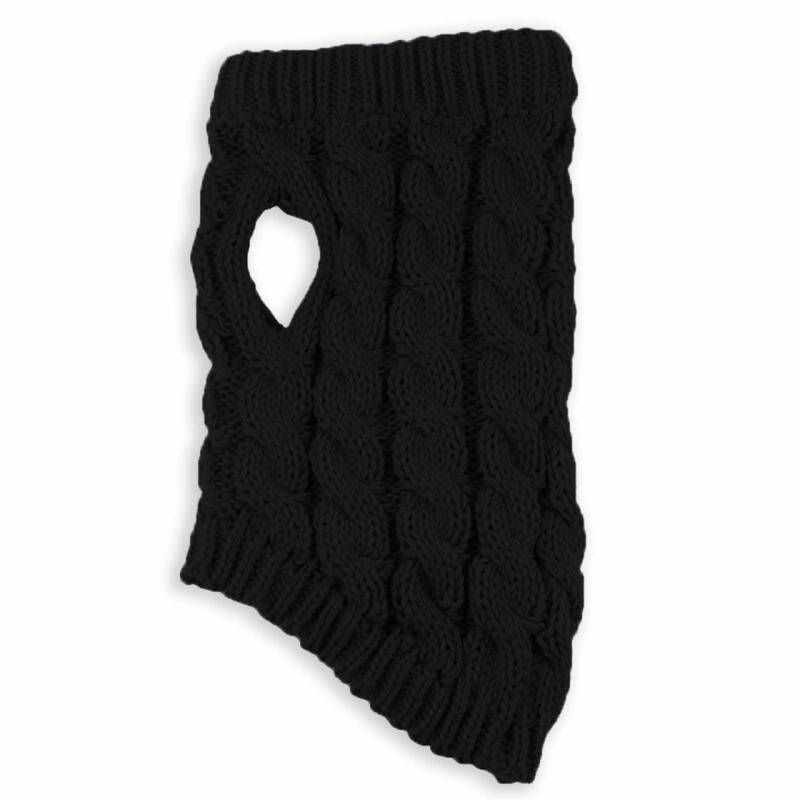 Haustier Pullover f?r Hund und Katze - S Schwarz
