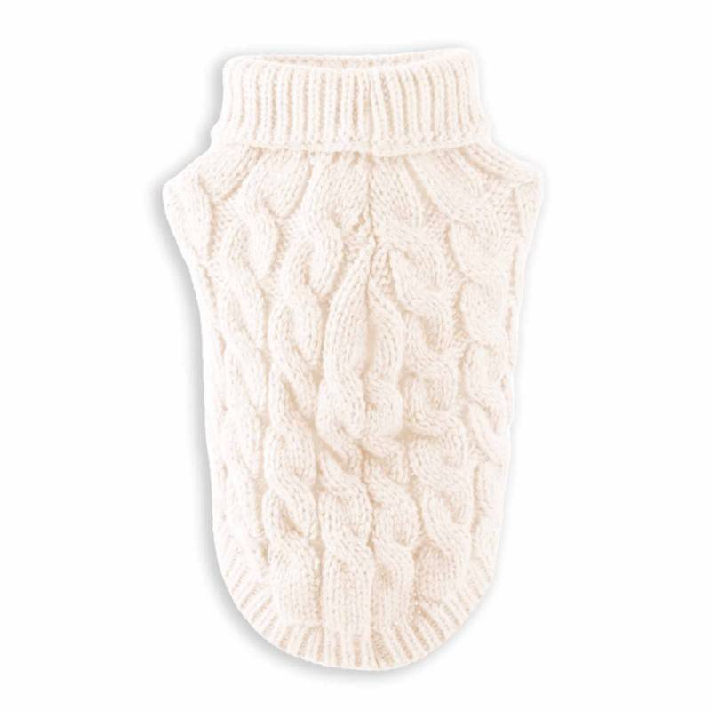 Haustier Pullover f?r Hund und Katze - S Wei?