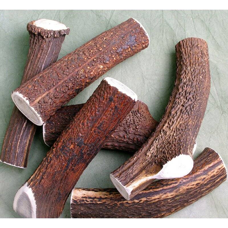 Hirschgeweih Beisser für Hunde ganze Geweihstücke M (50-80g) (98,31 € pro kg)