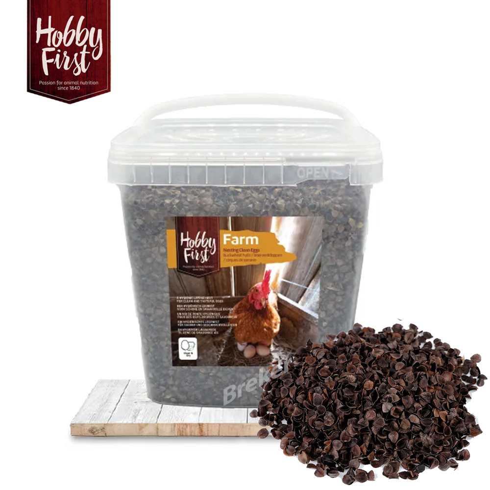 HobbyFirst - Buchweizenschalen für Legenester - 5 Liter
