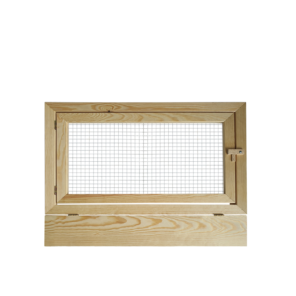 Holzvorderfront mit Pendel - 70er