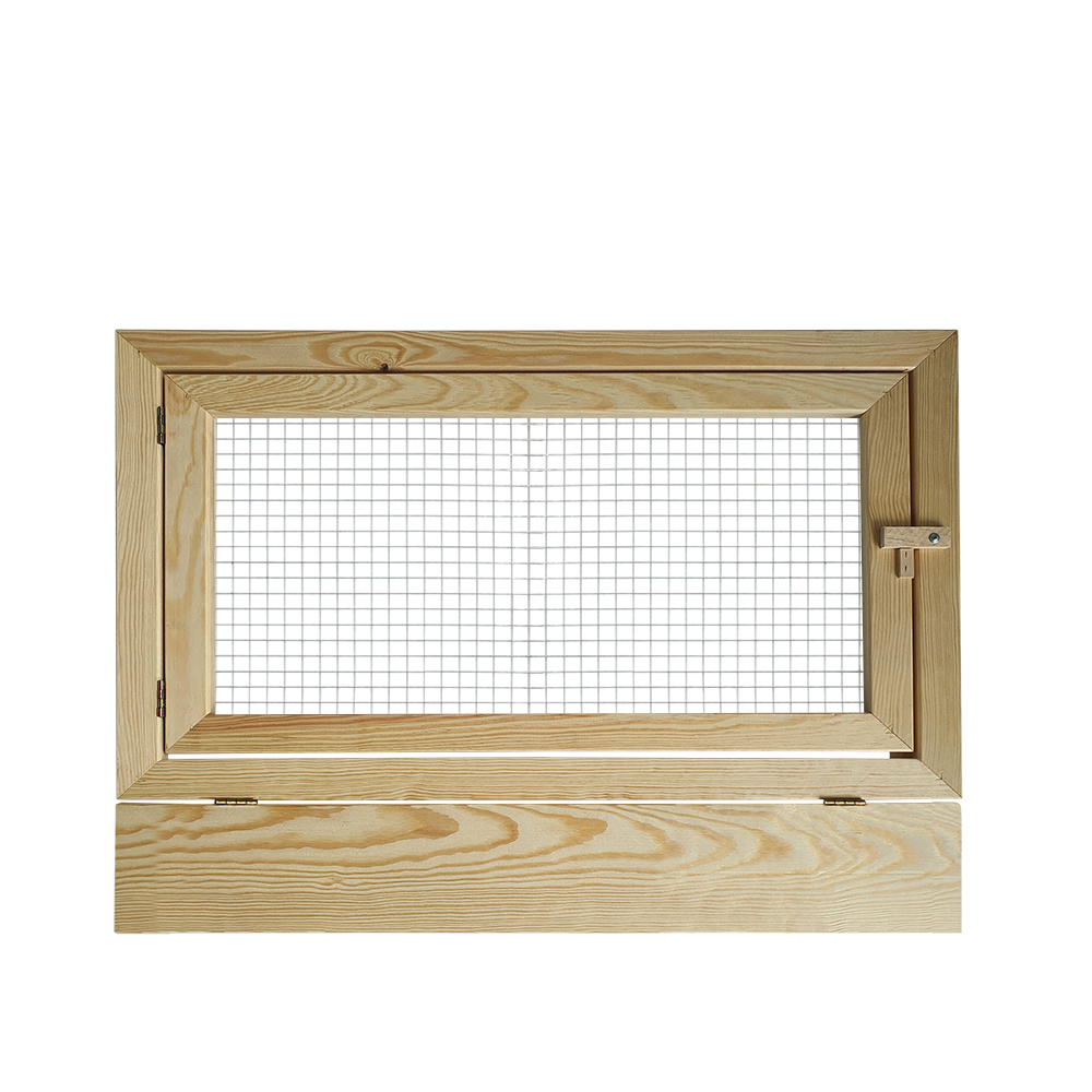 Holzvorderfront mit Pendel - 80er