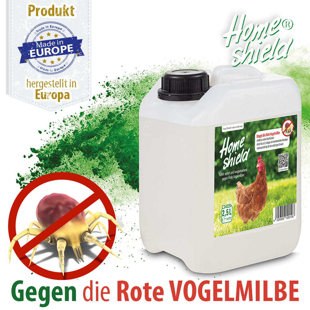 Home Shield -  instant white easy- 2,5 l - Suspension gegen die Rote Vogelmilbe