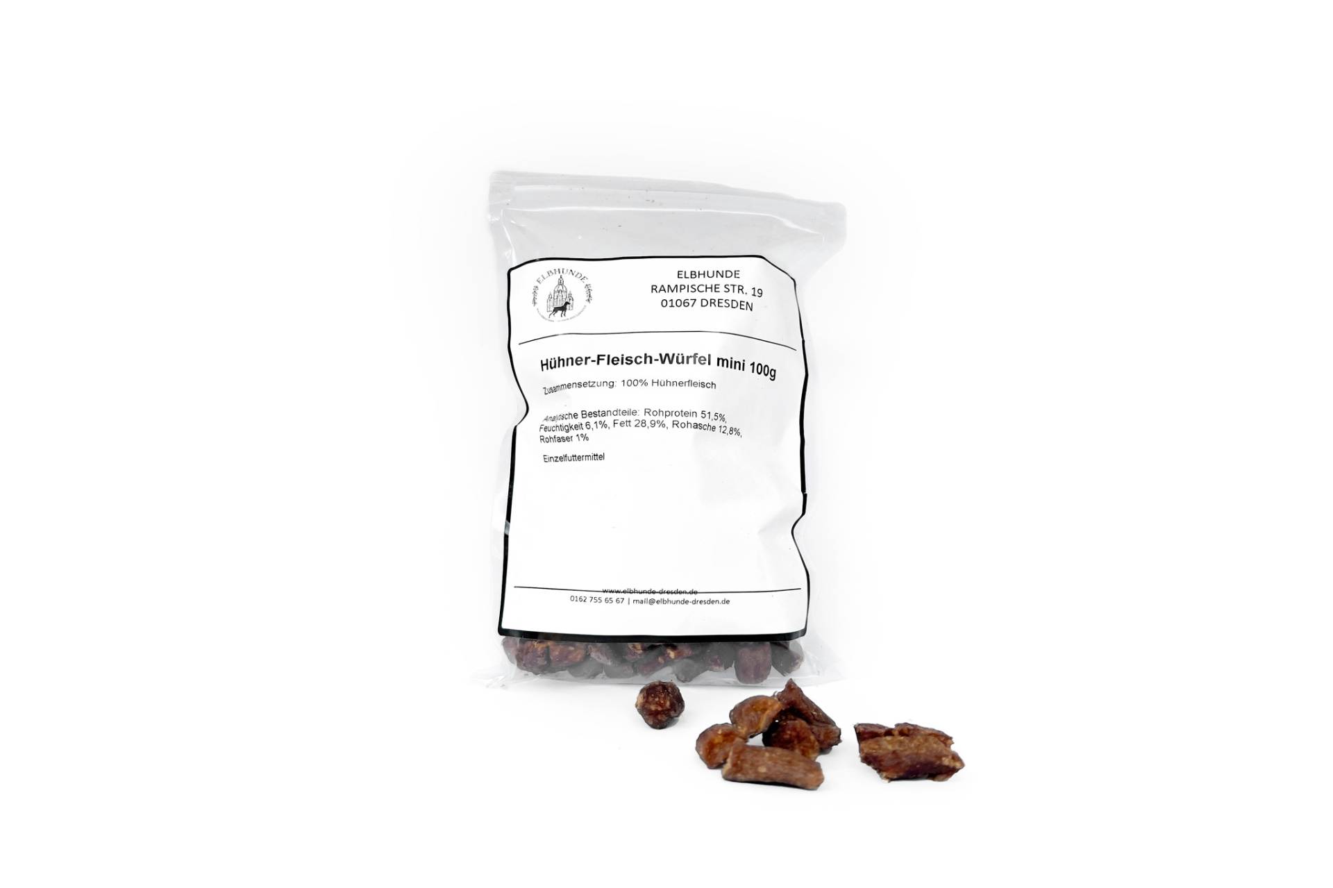Hühner-Fleisch-Würfel Mini