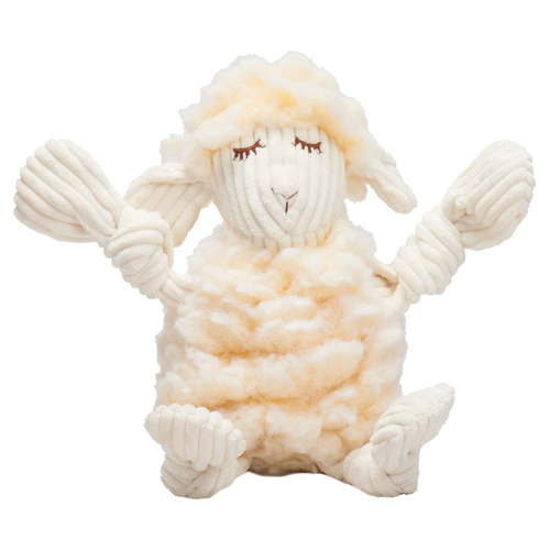 HuggleHounds HuggleFleece FlufferKnottie "Louise the Lamb", Größe: L