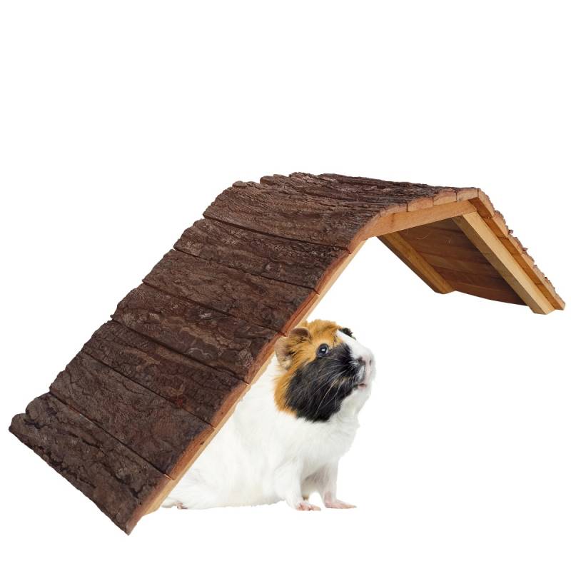 Hugro® - Holzbrücke / Nagerbrücke - Mahagoni-Holz - 70 cm
