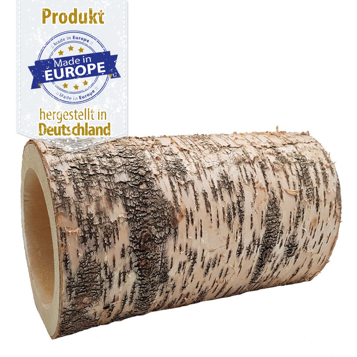 Hugro® Nager Tunnel - Tauernröhre - Birkenholz - 35 cm