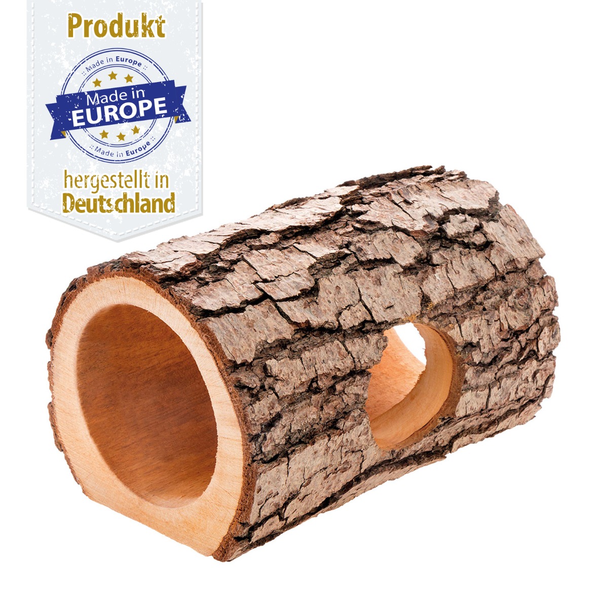 Hugro® Nager Tunnel - Wallringtunnel - Erle - 23 cm