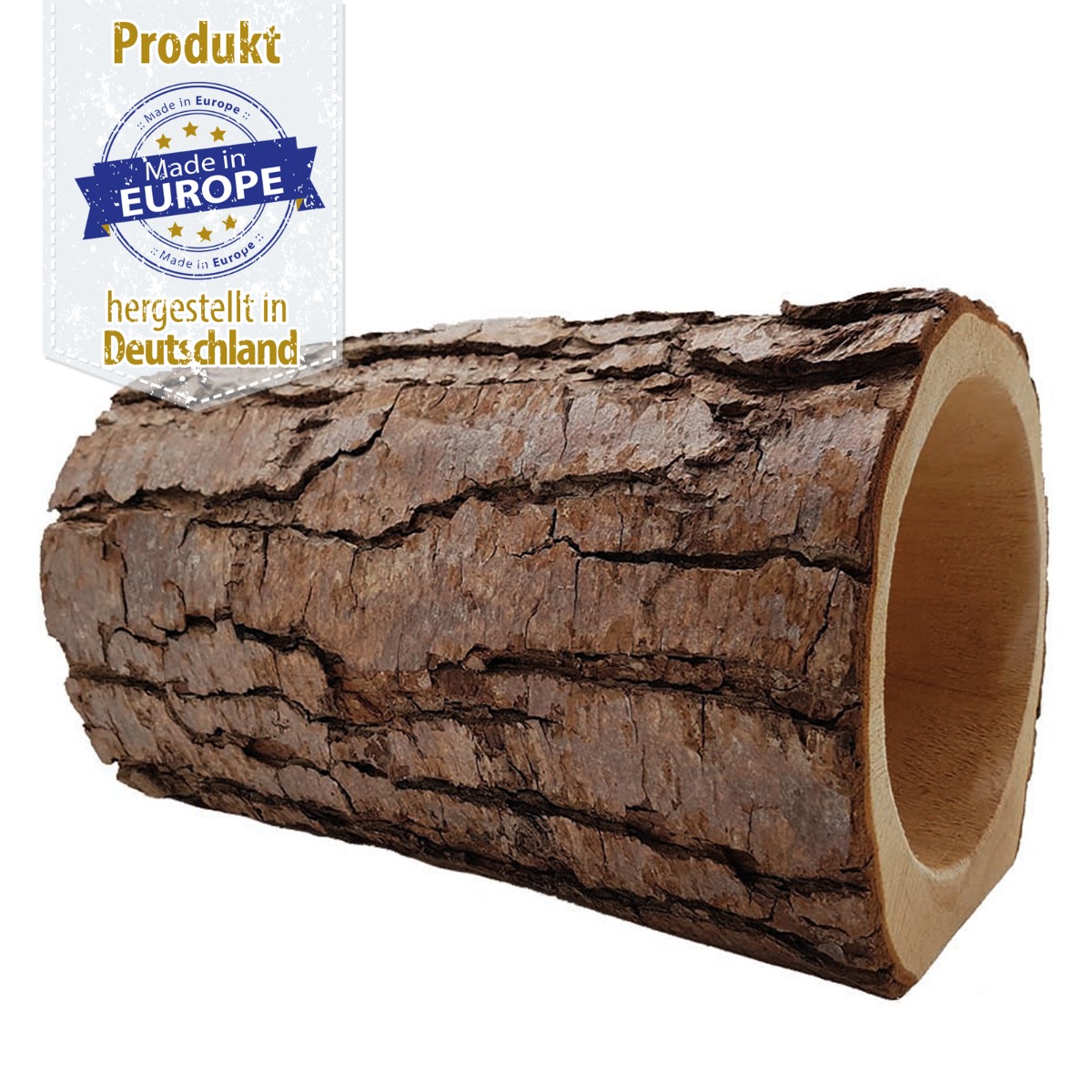 Hugro® Nager Tunnel - Wesertunnel - Erlenholz - 35 cm