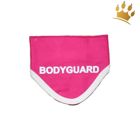 Hunde-Bandana Bodyguard rosa