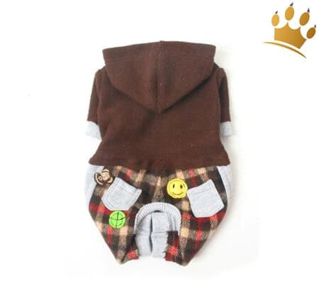 Hunde-Jumper Braun Flannel Hunde-Jumper Braun Flannel