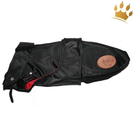 Hunde-Regenmantel Pioggia 2 in 1 Schwarz