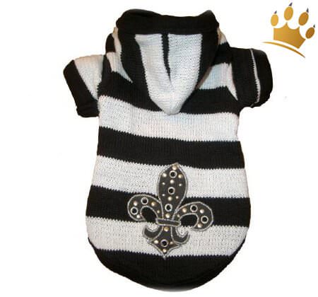 Hunde-Sweater Deluxe Black & White