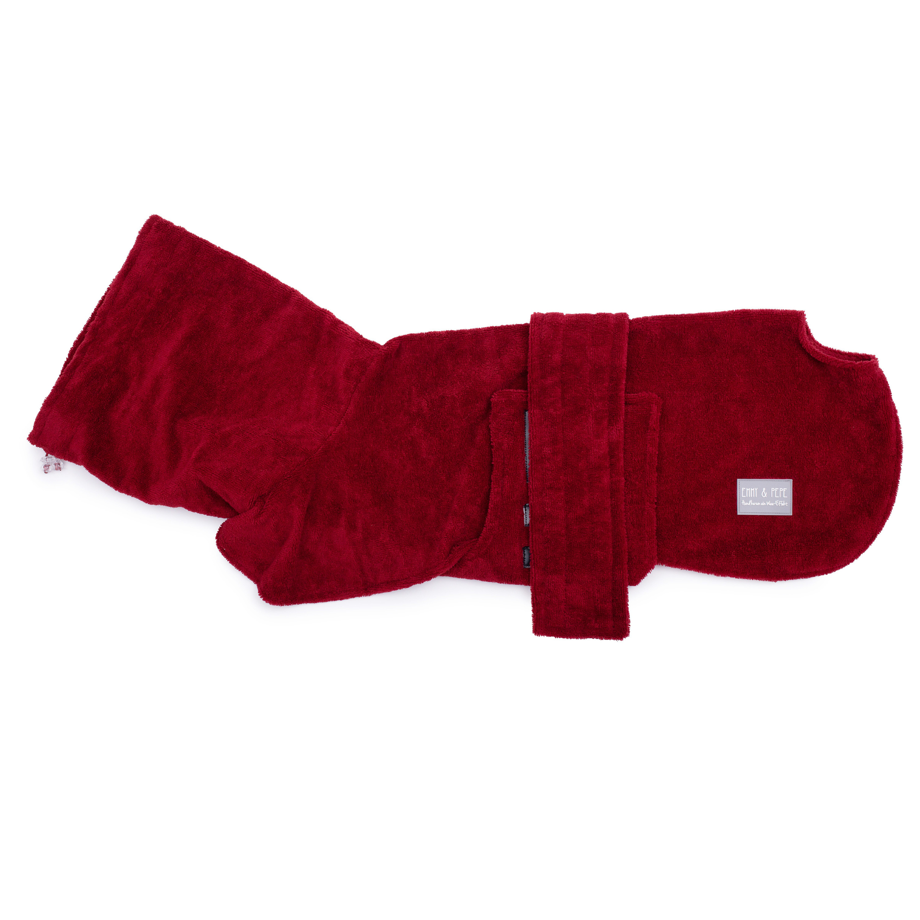 Hundebademantel aus Bambusfaser Beere M Hundebademantel aus Bambusfaser Beere M von EMMY&PEPE