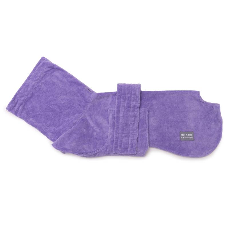 Hundebademantel aus Bambusfaser Lilac L short Hundebademantel aus Bambusfaser Lilac L short von EMMY&PEPE