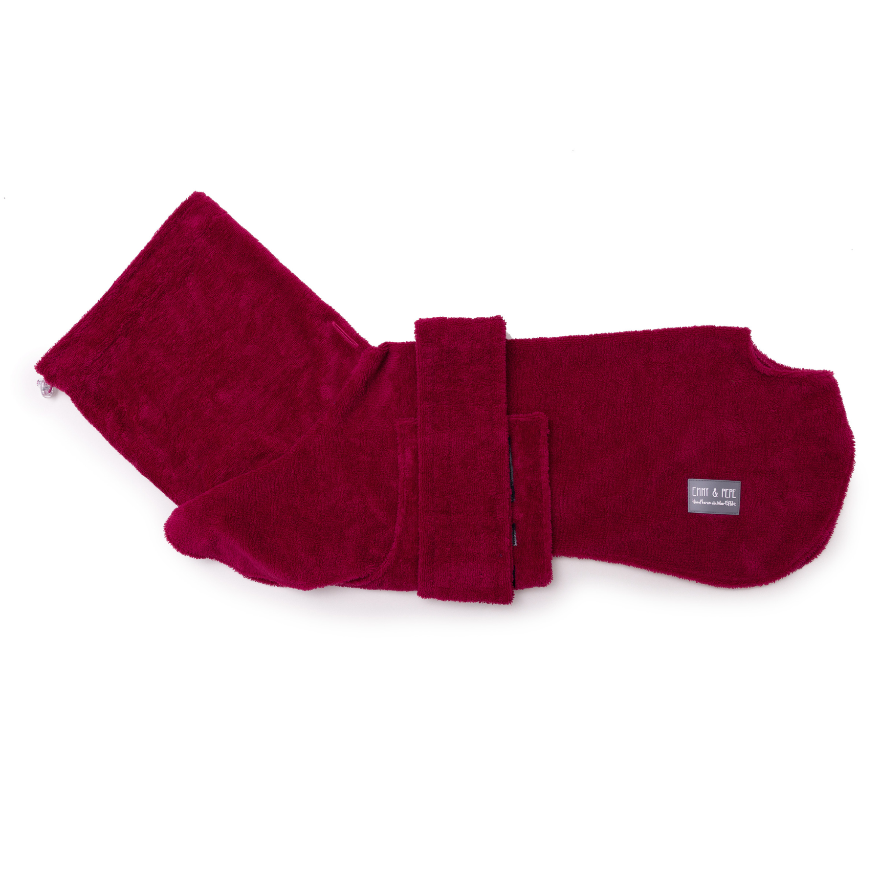 Hundebademantel aus Bambusfaser Magenta XXL Hundebademantel aus Bambusfaser Magenta XXL von EMMY&PEPE