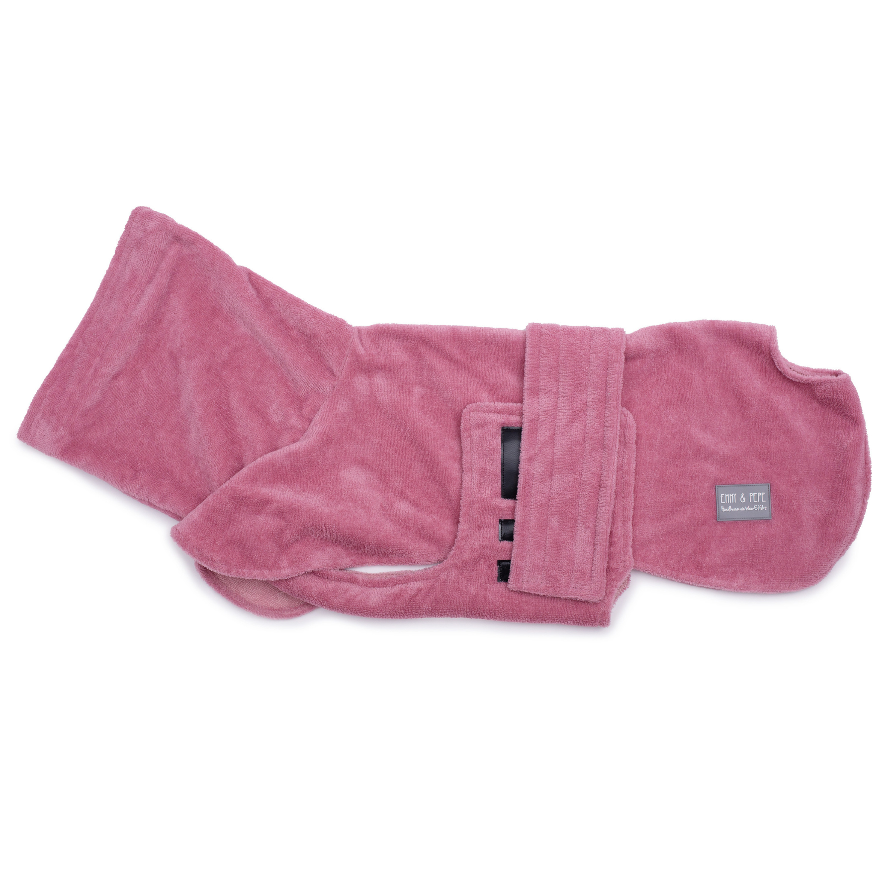 Hundebademantel aus Bambusfaser Rosé XS Hundebademantel aus Bambusfaser Rosé XS von EMMY&PEPE