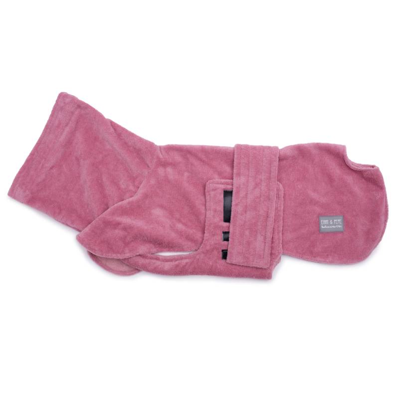 Hundebademantel aus Bambusfaser Rosé XS Hundebademantel aus Bambusfaser Rosé XS von EMMY&PEPE