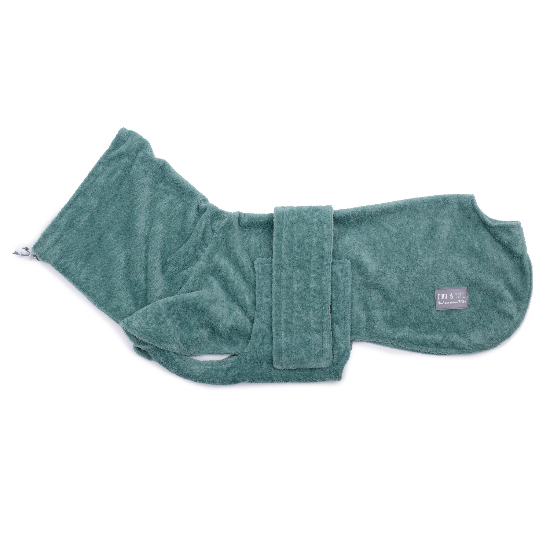 Hundebademantel aus Bambusfaser Rosmarin M short Hundebademantel aus Bambusfaser Rosmarin M short von EMMY&PEPE