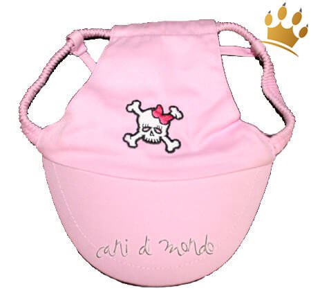 Hundebasecap Rosa Scull