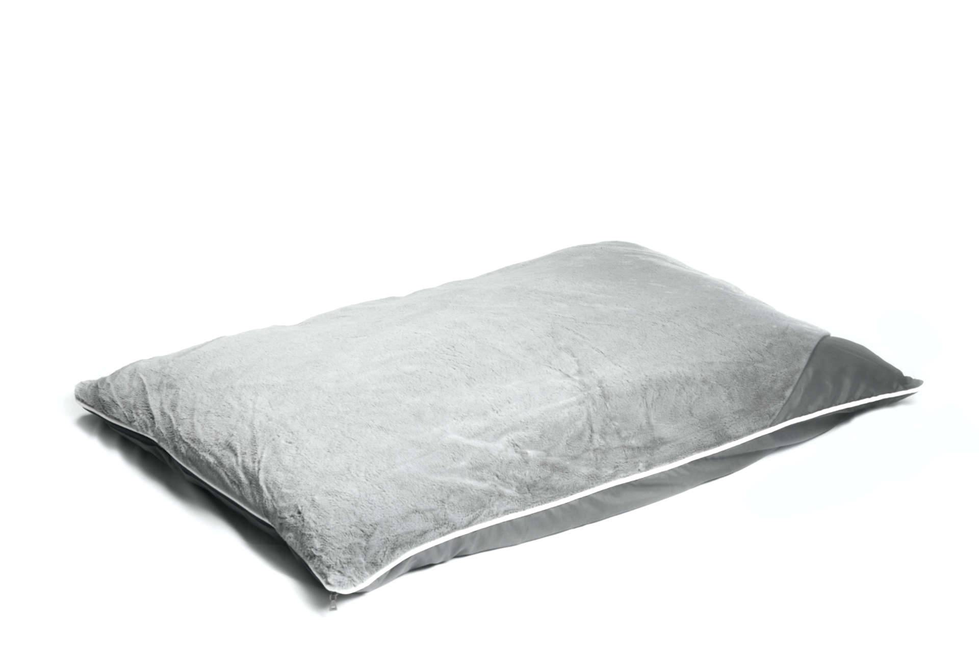 Hundebett / Hundekissen XXL grau, 112x81 cm, Wendekissen