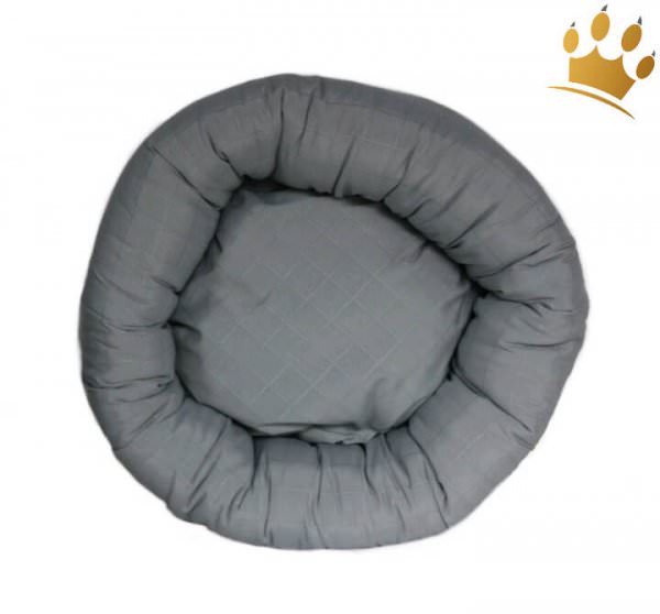 Hundebett Baltimore Blaugrau Rund