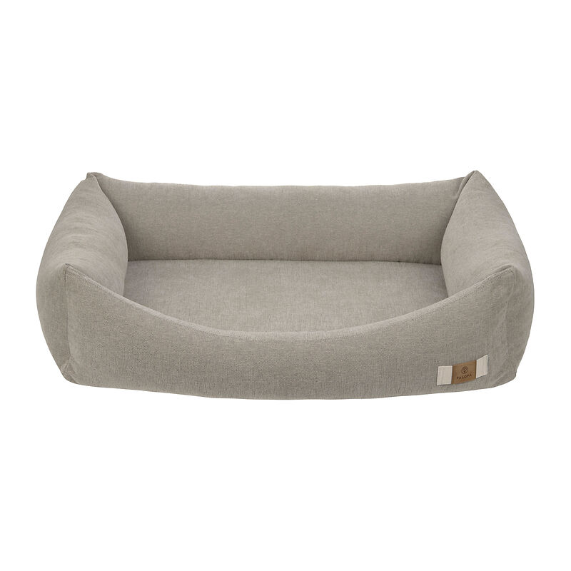 Hundebett Baumwolle Fred in Grau L