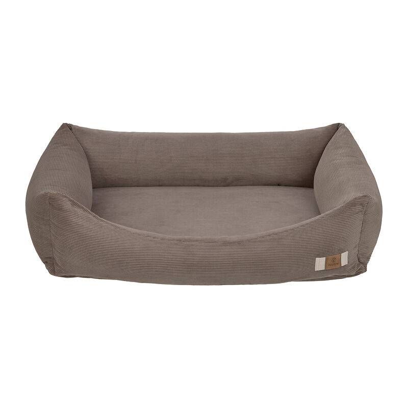 Hundebett Cord Fred in Braun L
