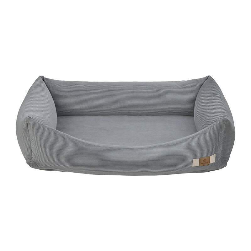 Hundebett Cord Fred in Grau M