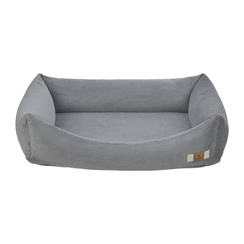 Hundebett Cord Fred in Grau XS