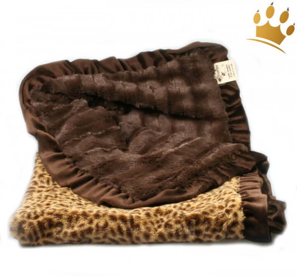 Hundedecke  Cheetha Brown Cuddle Throw Big