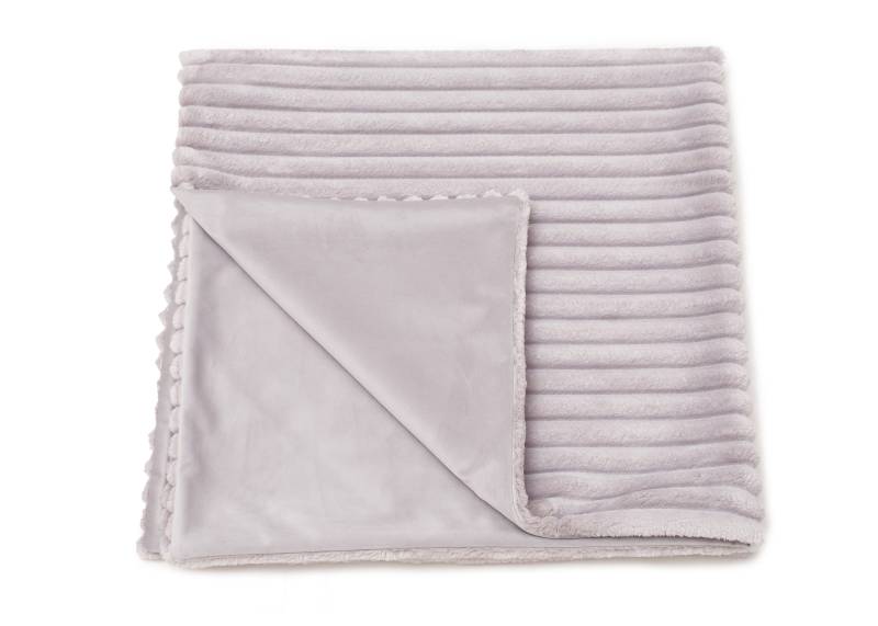 Hundedecke Kuschelcord Dark Grey / L (120x100cm) von EMMY&PEPE