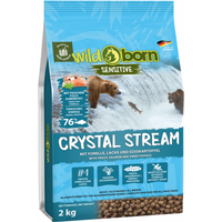 Hundefutter getreidefrei mit Forelle + Lachs 2kg Trockenfutter WILDBORN Chrystal Stream von Wildborn