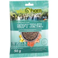 Hundefutter getreidefrei mit Hühnchen + Fisch 50g Trockenfutter WILDBORN Soft Jewel von Wildborn