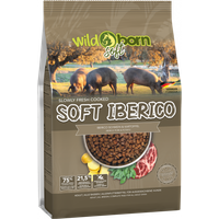 Hundefutter getreidefrei mit Iberico & Fisch 4kg Trockenfutter WILDBORN Soft Iberico von Wildborn