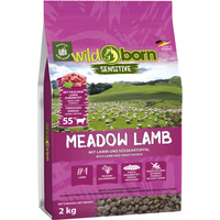 Hundefutter getreidefrei mit Lamm 2kg Trockenfutter WILDBORN Meadow Lamb von Wildborn