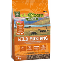 Hundefutter getreidefrei mit Pferdefleisch 2kg Trockenfutter WILDBORN Wild Mustang von Wildborn