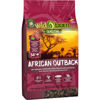 Hundefutter getreidefrei mit Straußenfleisch 8kg Trockenfutter WILDBORN African Outback von Wildborn