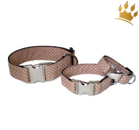 Hundehalsband A Lot Of Dots Sand
