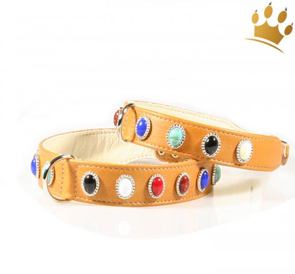 Hundehalsband Bijou Cabochon