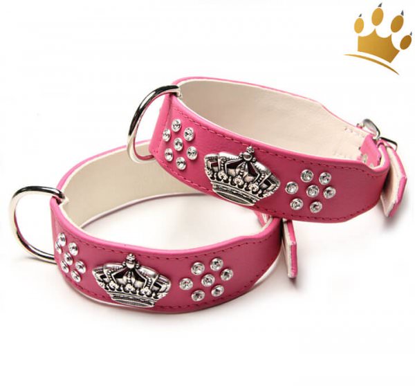 Hundehalsband Crown Deluxe Pink Lady Hundehalsband Crown Deluxe Pink Lady