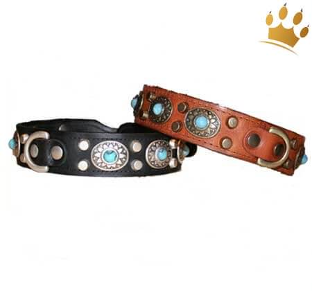Hundehalsband Fifth Avenue Cognac