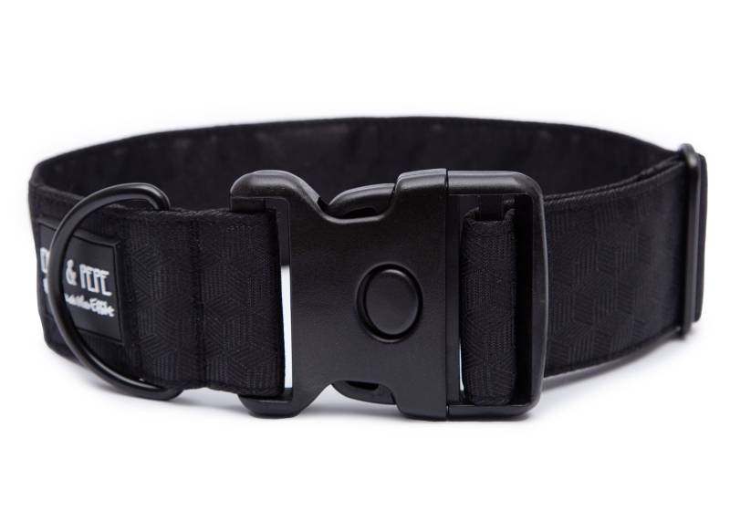 Hundehalsband Fröhliches Schwarz Extreme - 35-55 cm von EMMY&PEPE