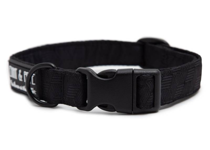 Hundehalsband Fröhliches Schwarz S - 22-34 cm Hundehalsband Fröhliches Schwarz S - 22-34 cm von EMMY&PEPE