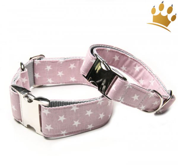 Hundehalsband Little Star Rosa