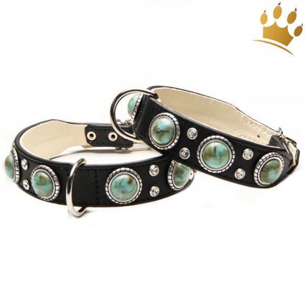 Hundehalsband Palma Deluxe Schwarz Hundehalsband Palma Deluxe Schwarz
