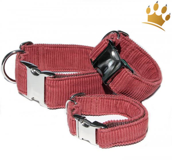 Hundehalsband Ritmo Deluxe Cord Malve