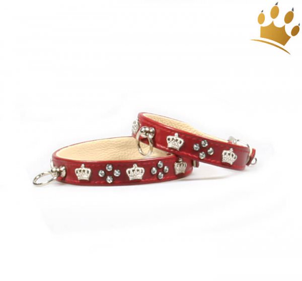 Hundehalsband Royal Empire Rot