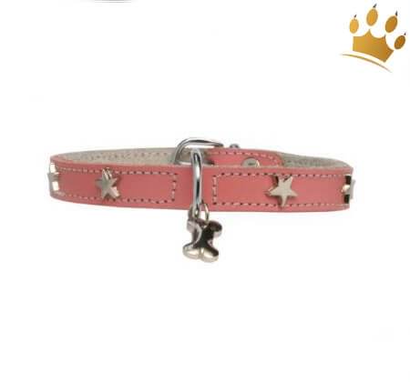 Hundehalsband Silverstar Rosa
