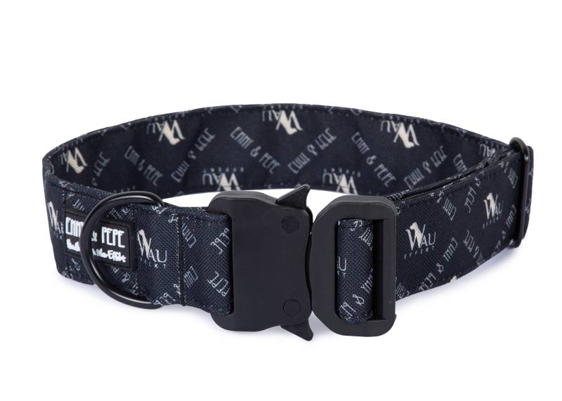Hundehalsband "Wau-Effekt" Black Safety - 39-64 cm Hundehalsband "Wau-Effekt" Black Safety - 39-64 cm von EMMY&PEPE